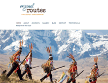 Tablet Screenshot of originalroutes.com